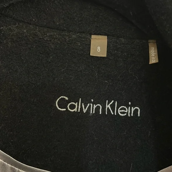 Calvin Klein Black Coat - Picture 2 of 6